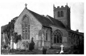 The Church. Aston Cantlow, Wilmcote. From The Shakespeare country by John Leyland