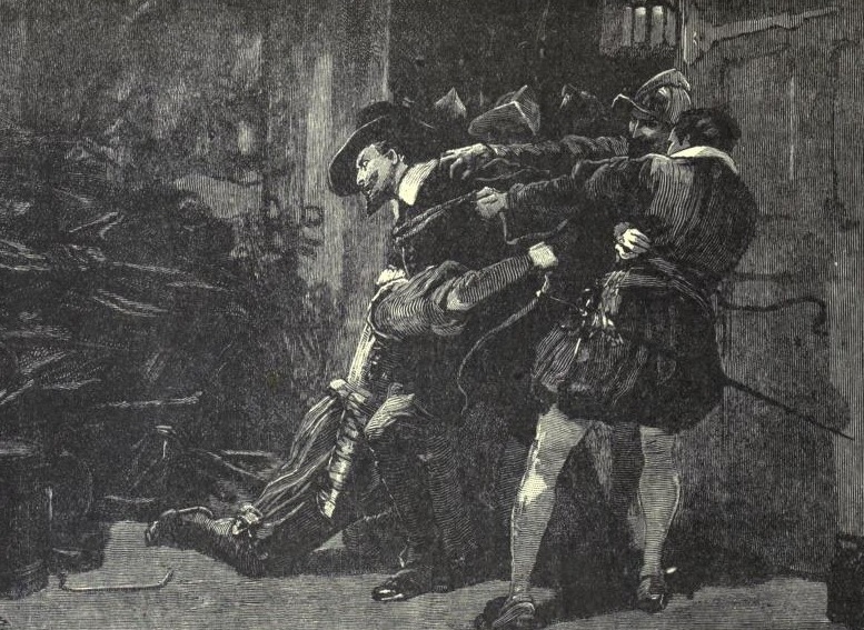 The capture of Guy Fawkes. From Cassell's History of England, Vol.2