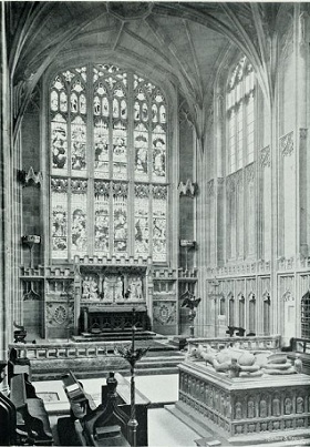 Inside of Warwick Church. From The Shakespeare country illustrated by John Leyland.