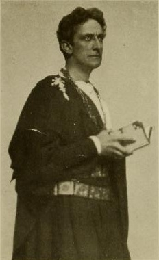 The noted actor J. Forbes Robertson as Hamlet, 1897
