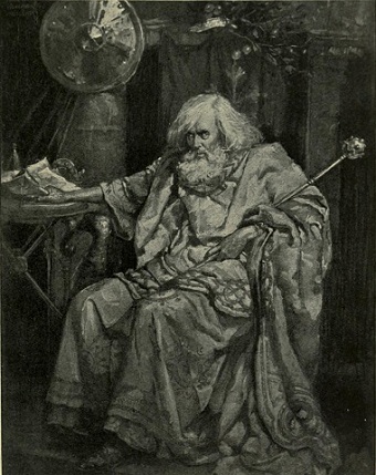 Henry Irving as King Lear, 1892.