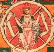Medieval depiction of Fortune's Wheel